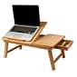 Mind Reader Eco-Friendly Bamboo Laptop Bed Tray, Brown (BEDTRAYBM-BRN)