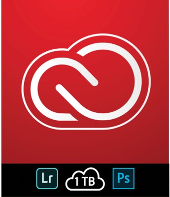 Adobe Creative Cloud Photography Plan for Windows/Mac, 1 TB of Storage (1 User) [Download]