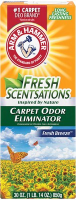 Arm & Hammer Carpet Odor Eliminator Fresh Breeze, 30 Oz. Box (33200-11536)