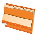 Pendaflex File Folder, 1/3-Cut Tab, Letter Size, Orange, 100/Box (4210 1/3 ORA)