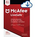 McAfee LiveSafe Device Attach for Windows/Mac (1 User) [Download]