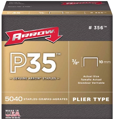 Arrow® P35™ Type Staples, 3/8.