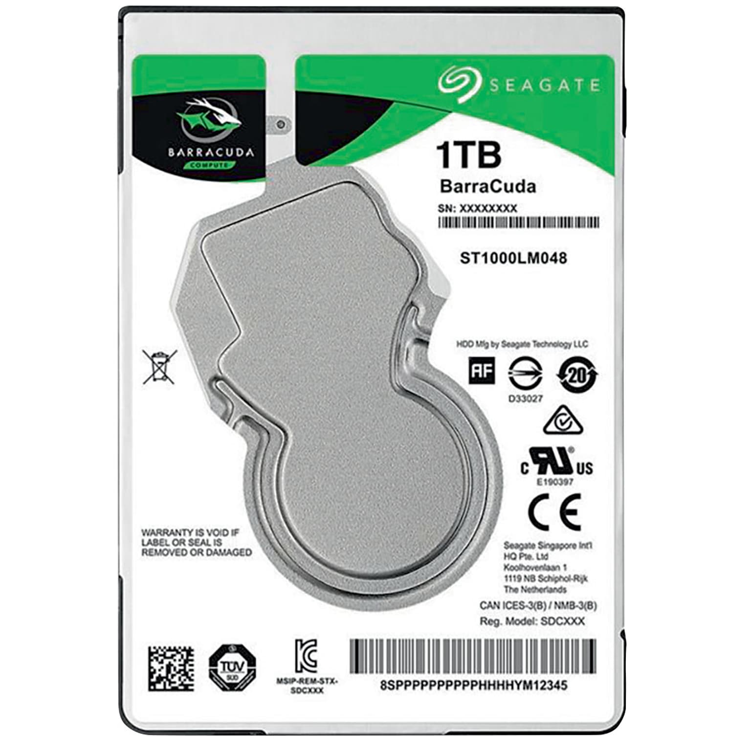 Seagate Barracuda 1TB 2.5 SATA Internal Hard Drive (ST1000LMA48)