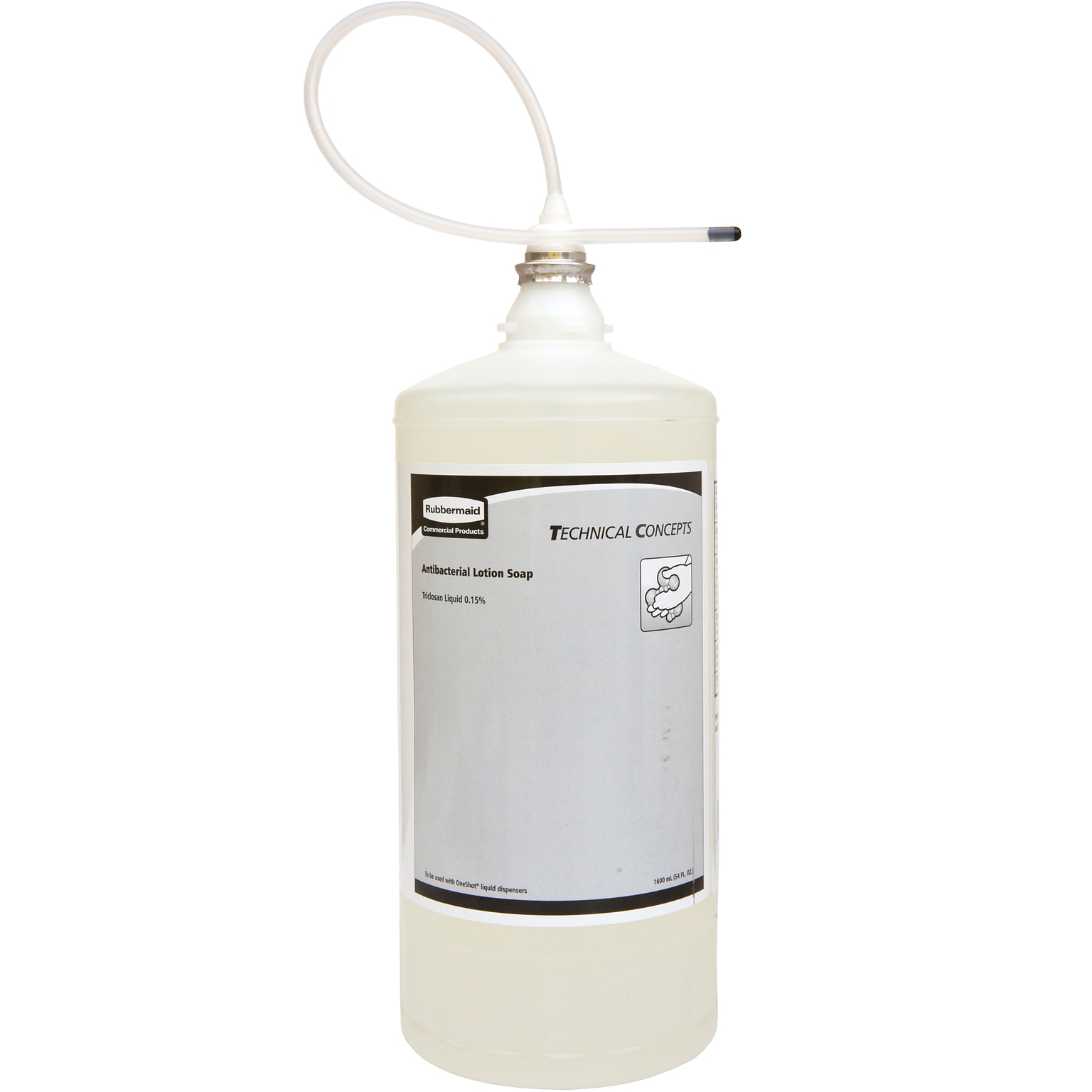 Rubbermaid Antibacterial Liquid Sanitizers Refill for OneShot Dispenser, 4/Carton(2018581)
