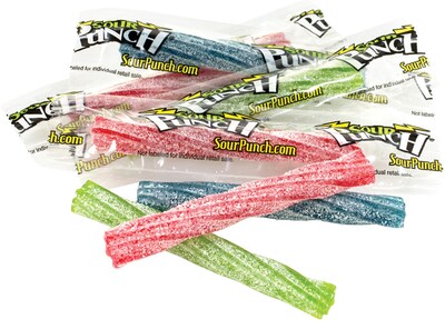 Sour Punch Twists, Assorted Fruit Flavors, 43 Oz. (209-16848)