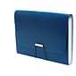 TRU RED Moisture Resistant Reinforced Plastic Filing Accordion File, 13-Pocket, Letter Size, Blue (TR52014)