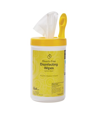 Quill Brand® Disinfecting Wipes, Lemon Scent, 200 Wipes/Canister (7QBSAN200WP)