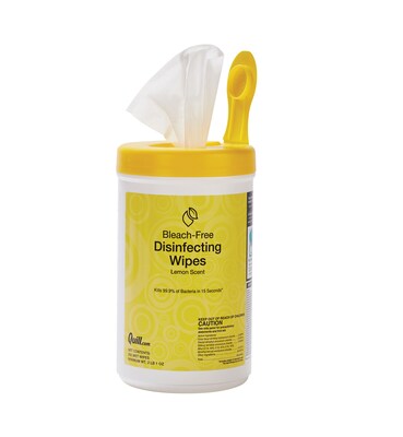 Quill Brand® Disinfecting Wipes, Lemon Scent, 200 Wipes/Canister (7QBSAN200WP)