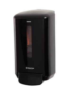 Brighton Professional™ Push-Style Foam Soap Dispenser, Black, for 1250 mL BP4 Foam Hand Soap Refill (2797877)