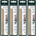 Faber-Castell Perfection Eraser Pencils, 4/Pack (23445-PK4)