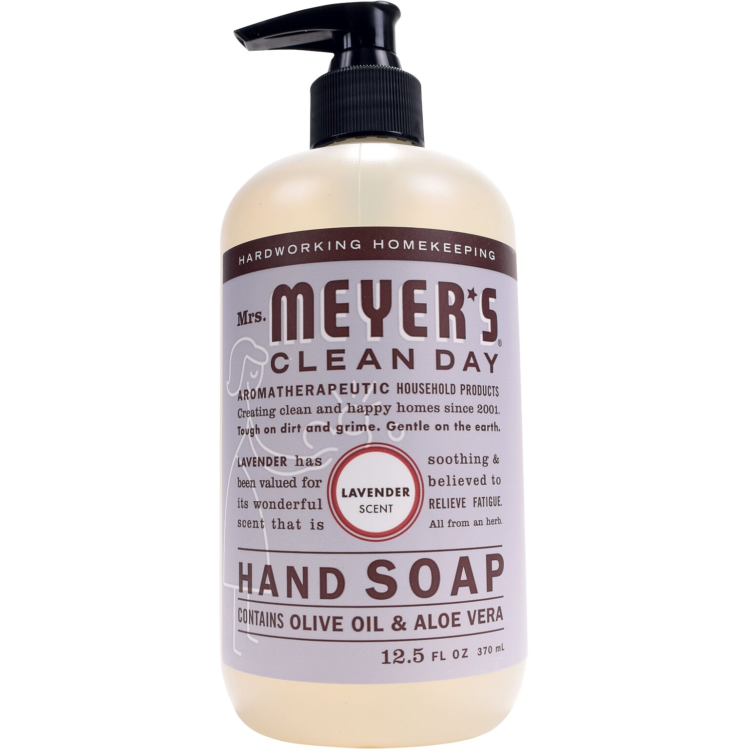 Mrs. Meyers Clean Day Hand Soap, Lavender Scent, 12.5 fl oz (651311)