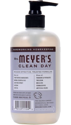 Mrs. Meyers Clean Day Hand Soap, Lavender, 12.5 fl oz (651311)