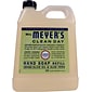 Mrs. Meyers Clean Day Hand Soap Refill, Lemon Verbena, 33 fl oz (651327)