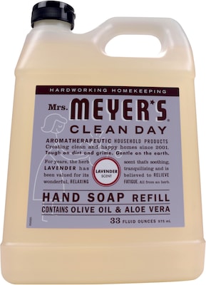 Mrs. Meyers Clean Day Hand Soap Refill, Lavender, 33 fl oz (651318)