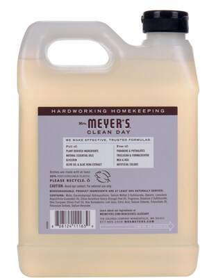 Mrs. Meyers Clean Day Liquid Hand Soap Refill, Lavender Scent, 33 fl oz (651318)