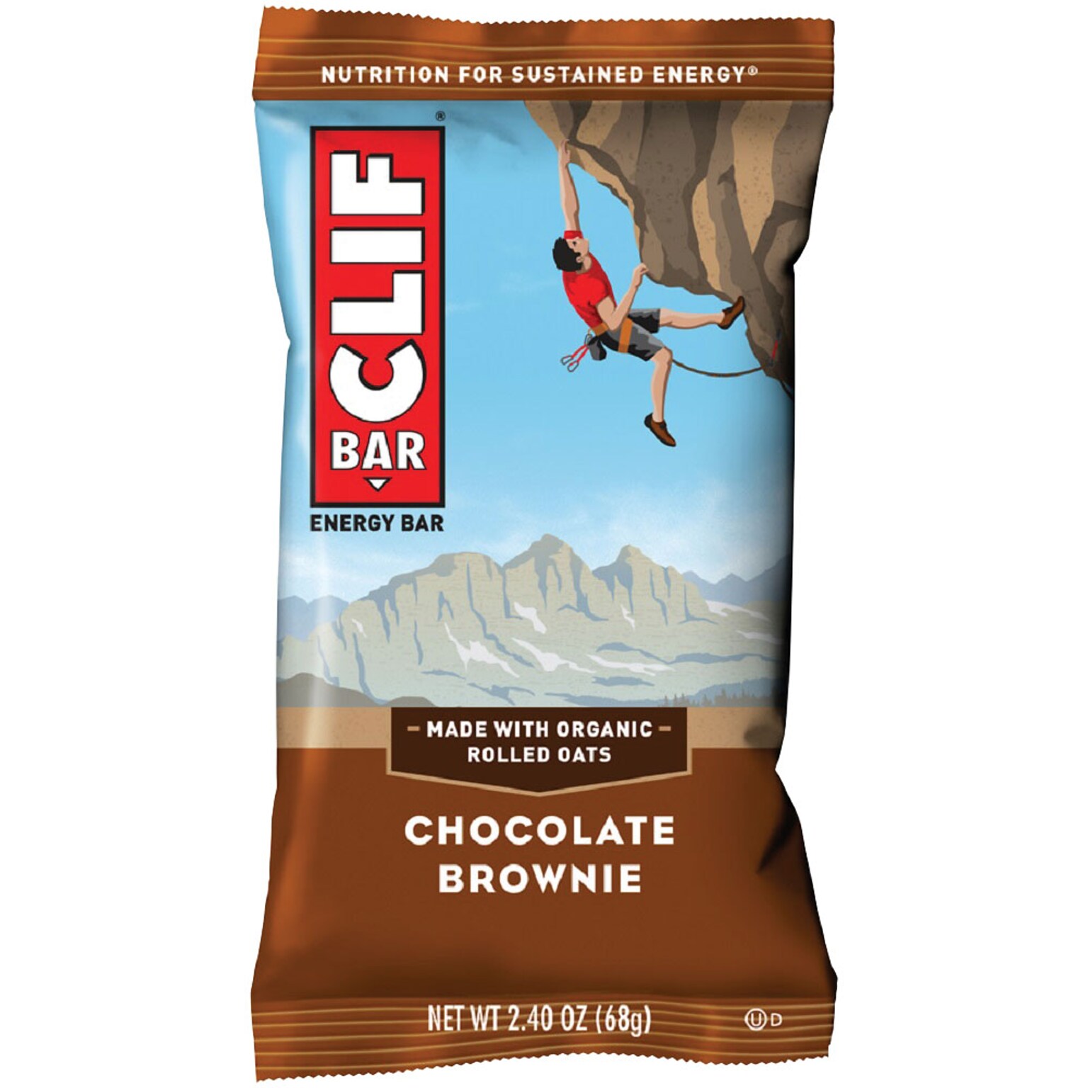 Clif Bar Clif Chocolate Brownie Brownie Bar, 12 Bars/Box (CCC50180)