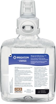 Brighton Professional Liquid Hand Soap Refill for BP Dispenser, 2/Carton (51952)