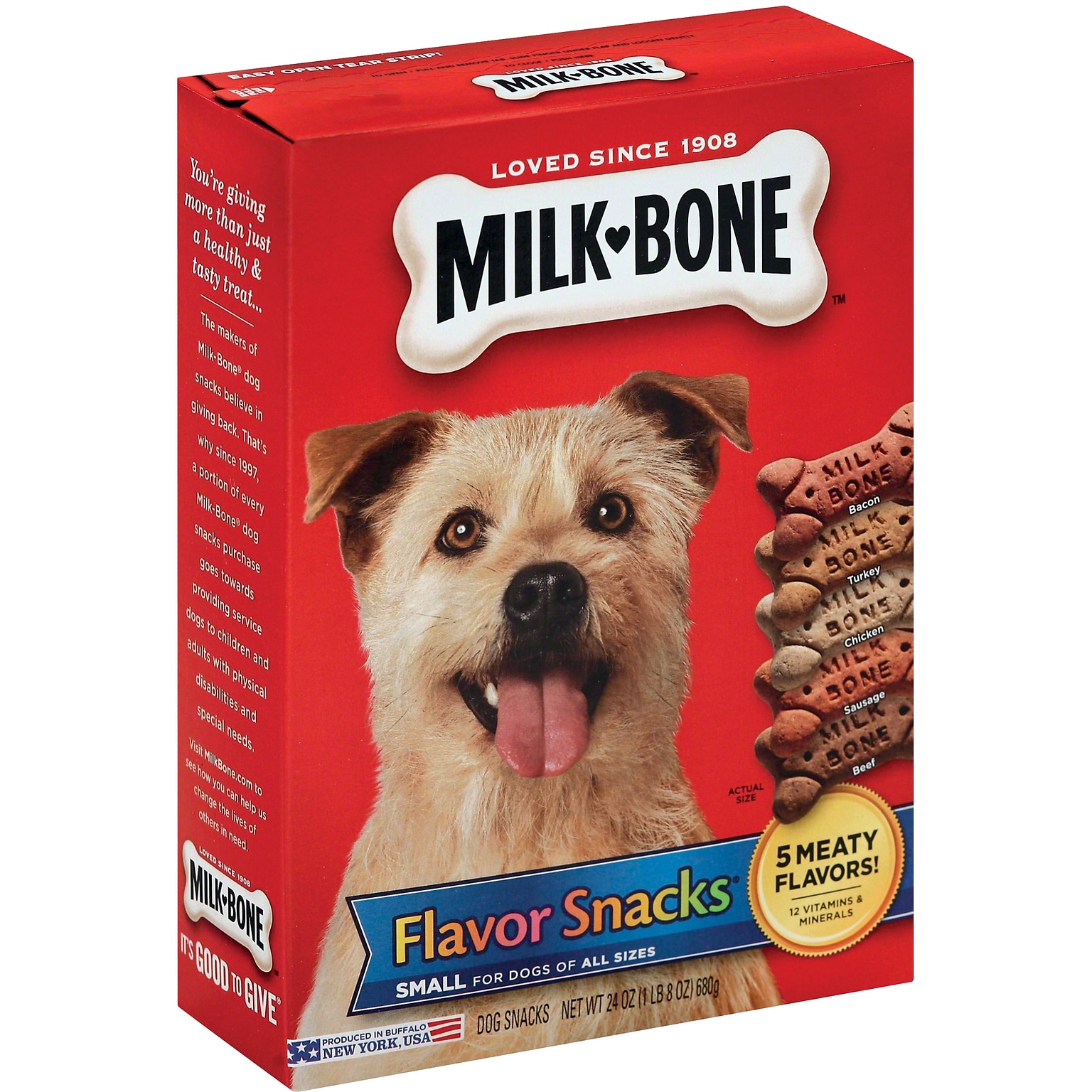 Milk Bone Dog Biscuits, Small, 24 oz (SMU90237)