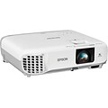 Epson PowerLite 109W WXGA 3LCD Projector, White