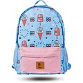 Staples Paxton 16 Backpack, Ice Cream Pattern, 4.72W x 16.14H x 11.81D (52397)