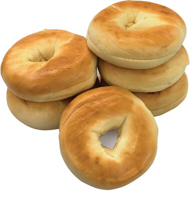 Fresh Plain Bagels, 6/Pack (02998)