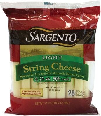 Sargento Light String Cheese, 28/Pack (902-00020)