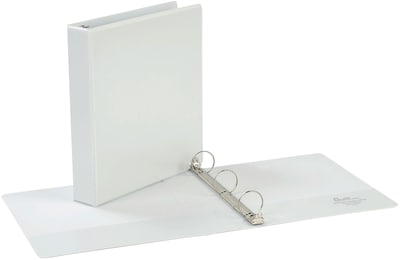 Quill Brand® Standard 1-1/2 3-Ring ViewBinder, White (72215WE)