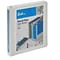 Quill Brand® Standard 1 3-Ring View Binder, 3-Ring, White (7221WE)