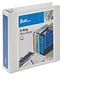 Quill Brand® Standard 2 3 Ring View Binder with D-Rings, White (7320213)