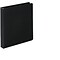 Quill Brand® Heavy Duty 3 Ring Binder, 1, Easy Open D Rings, Black with Non View Cover (780201)