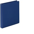 Quill Brand® Heavy Duty 1 3 Ring Non View Binder, Easy Open D Rings, Blue (780202)