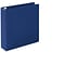 Quill Brand® Heavy Duty 3 Ring Binder, 2, Easy Open D Rings, Blue with Non View Cover (780402)