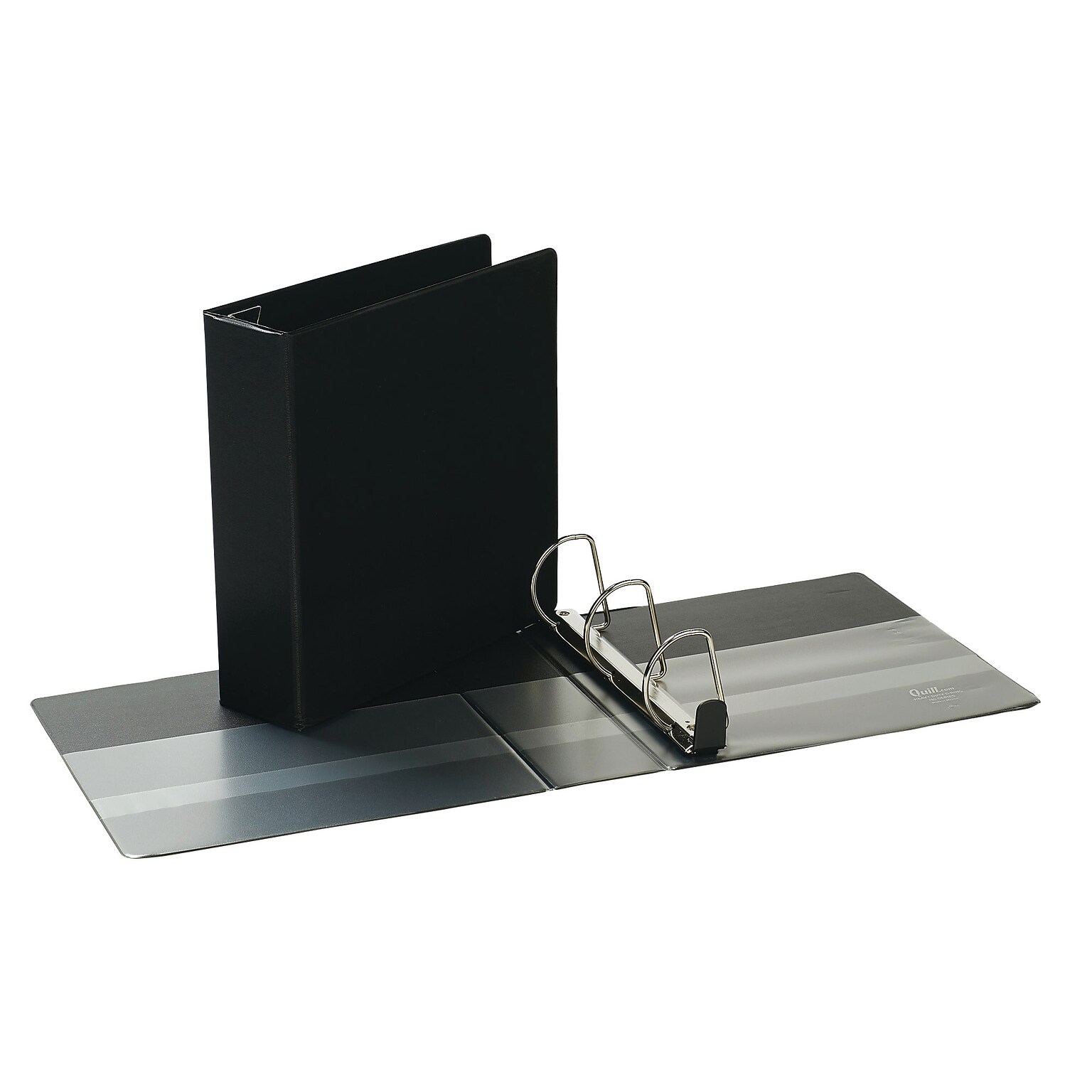 Quill Brand® Heavy Duty 3" 3 Ring Non View Binder, Easy Open D Rings