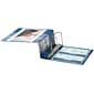 Quill Brand® Heavy Duty 5" 3 Ring Non View Binder, Easy Open D Rings, Blue (780602)