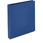 Quill Brand® Heavy Duty 1-1/2 3 Ring Non View Binder, Easy Open D Rings, Blue (780302)