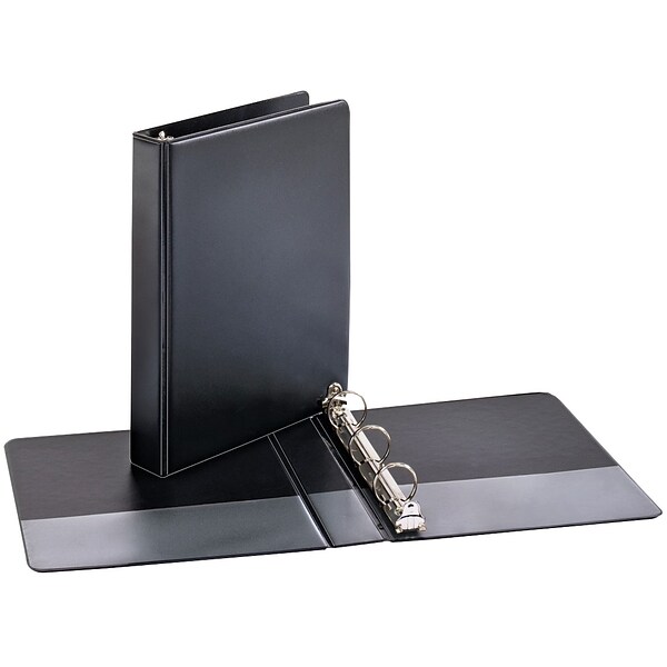 Cardinal 1" 3Ring Mini Binders, Black (07201)