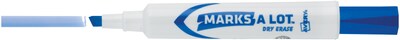 Avery Marks-A-Lot Dry Erase Marker, Chisel Tip, Blue (24406)