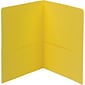 Smead Two Pocket Portfolios, Yellow, 25/Bx