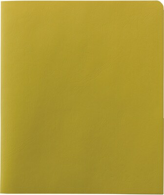 Smead Two Pocket Portfolios, Yellow, 25/Bx