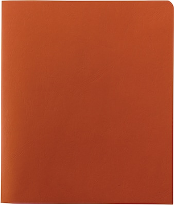 Smead Two Pocket Portfolios, Orange, 1/2 Capacity, 11 x 8 1/2, 25/Box