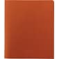 Smead Two Pocket Portfolios, Orange, 1/2" Capacity, 11" x 8 1/2", 25/Box