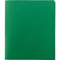 Smead 2-Pocket Portfolio Folder, Green, 25/Box (87855)