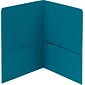 Smead 2-Pocket Portfolio Folder, Teal, 25/Box (87867)