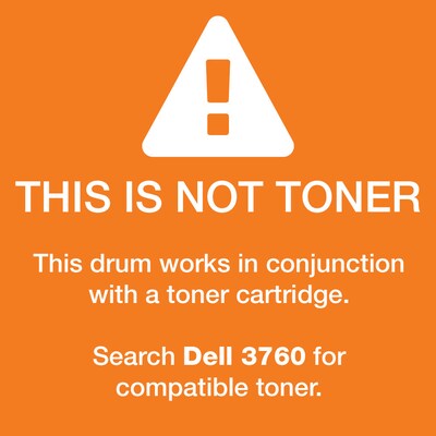Dell  TWR5P Black/Cyan/Magenta/Yellow Standard Yield Imaging Drum Kit for C3760n/C3760dn/C3765dnf La