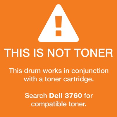 Dell  TWR5P Black/Cyan/Magenta/Yellow Standard Yield Imaging Drum Kit for C3760n/C3760dn/C3765dnf La