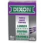 Dixon® Lumber Crayons, Purple, Dozen