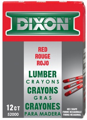 Ticonderoga Lumber Crayons, Red