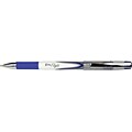 Zebra Retractable Ballpoint Pen, Bold Point, 1.2mm, Blue Ink, Dozen (21820ZEB)