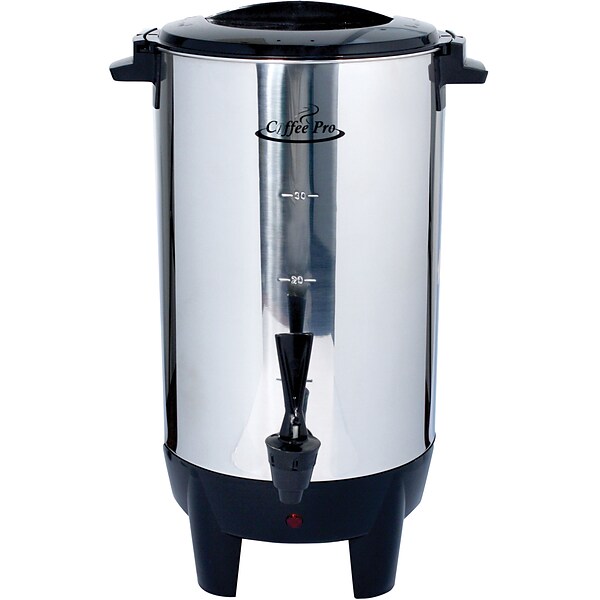 Coffee Pro 100-Cup Percolating Urn, Stainless Steel (CP100)