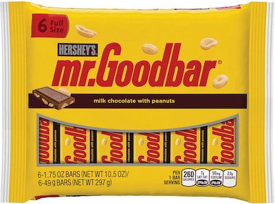 Mr. Goodbar Milk Chocolate Candy Bar, 10.5 oz., 2/Pack (246-01027)